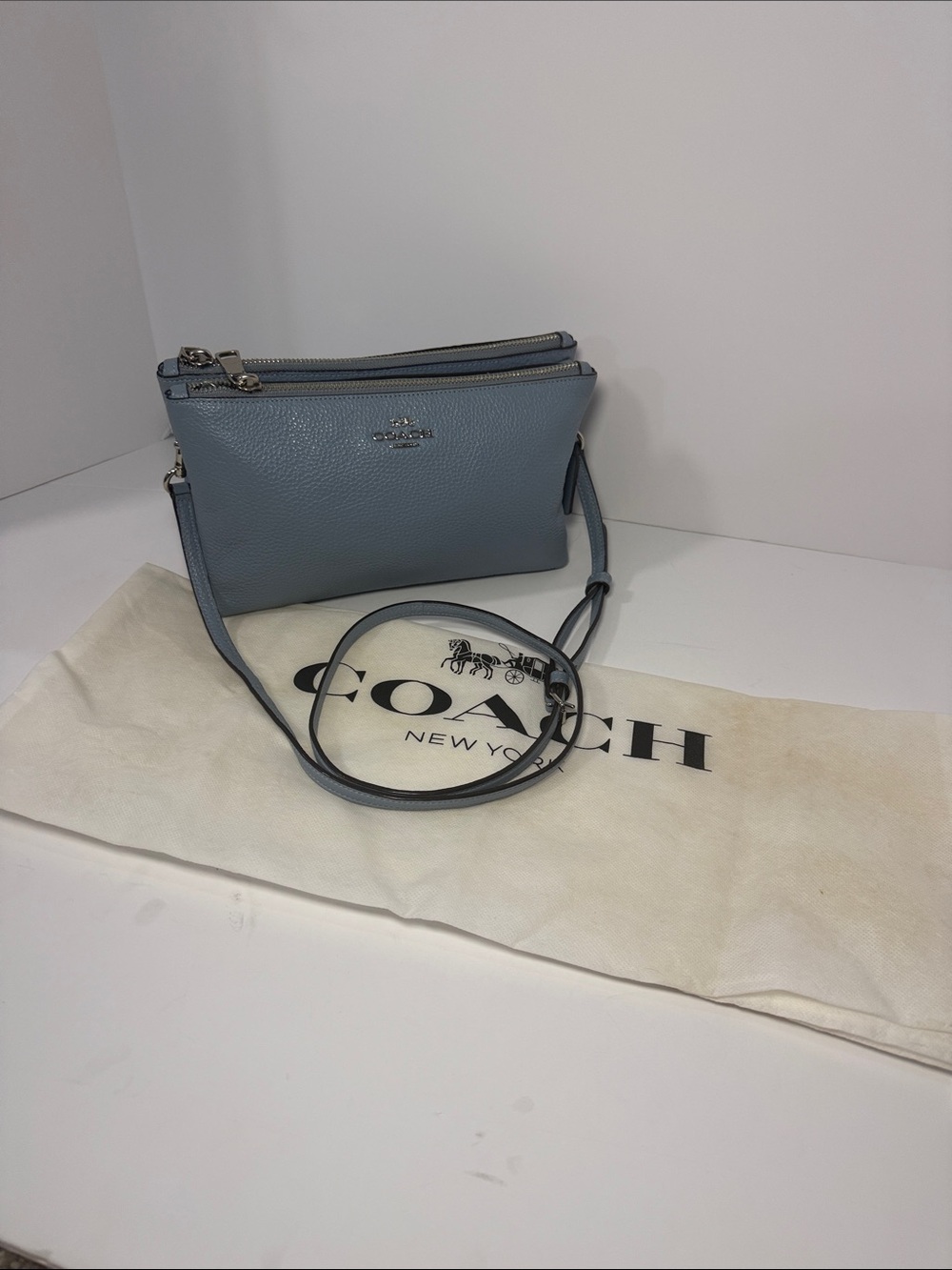 Coach Lyla Crossbody Pebbled Leather Style F34265 - Picture 4 of 13
